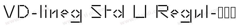 VD-lineg Std U Regul字体转换